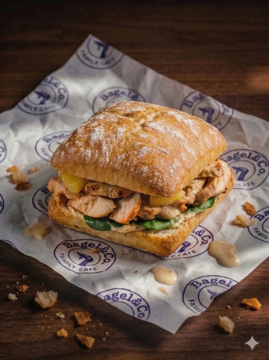 Chicken Pineapple & Cheddar Panini