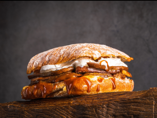 Panini With smoked Pear